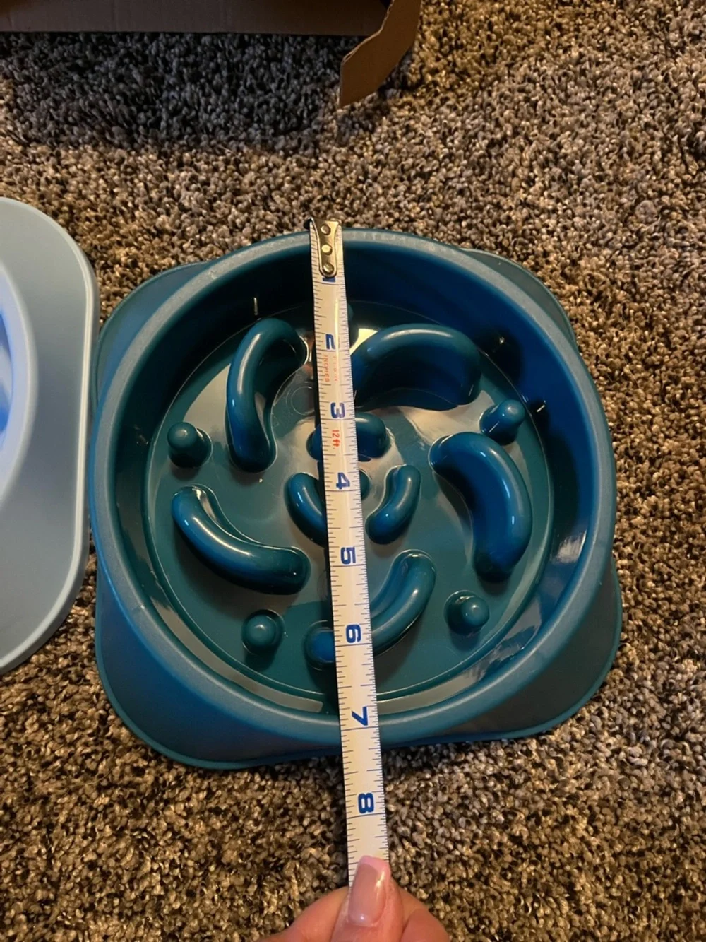 Set of 2 slow feeder dog bowls